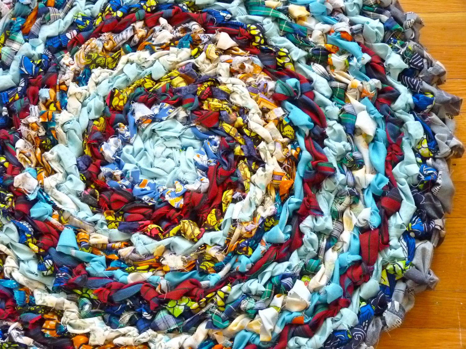 Коврик из лоскутков