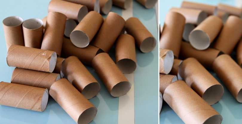 Поделки из втулок