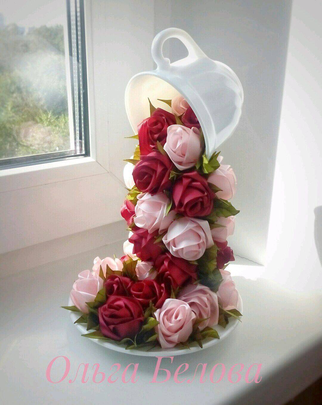 Создание топиария своими руками для начинающих «летящая кружка»