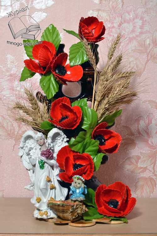 Букеты из ракушек