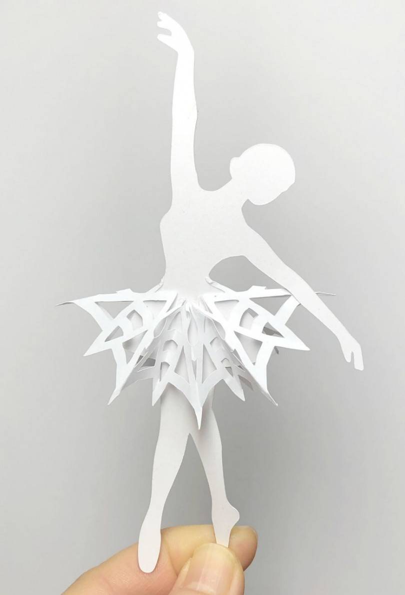 Подвесные украшения «снежинки-балеринки»