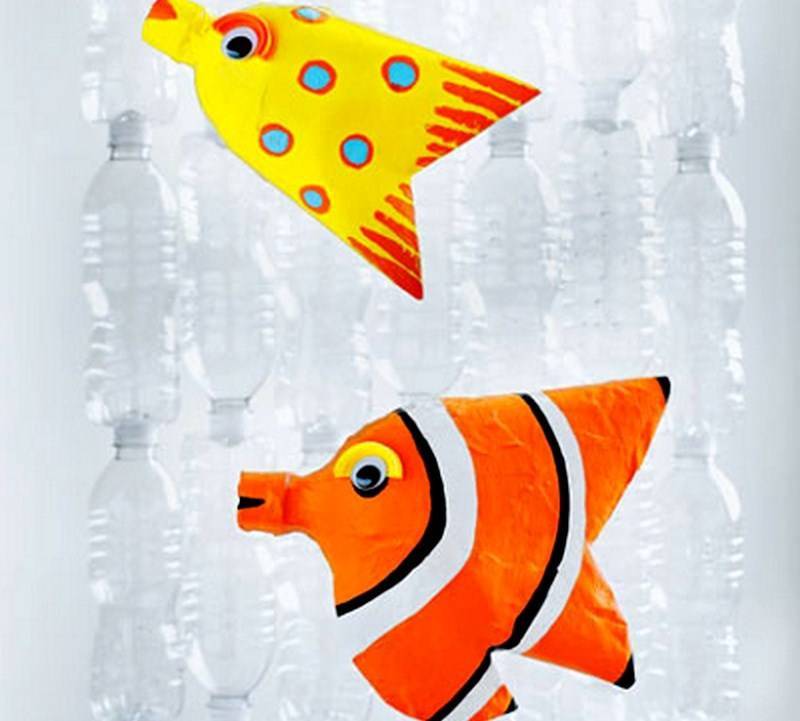 Поделки из пластиковых бутылок для детей