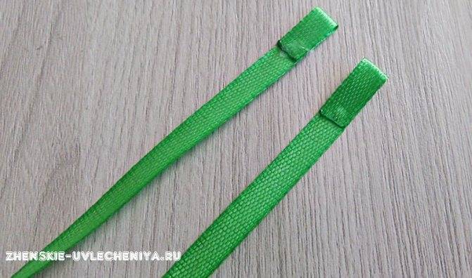 Поделки из атласных лент