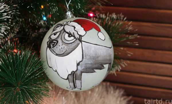 Роспись ёлочных шаров