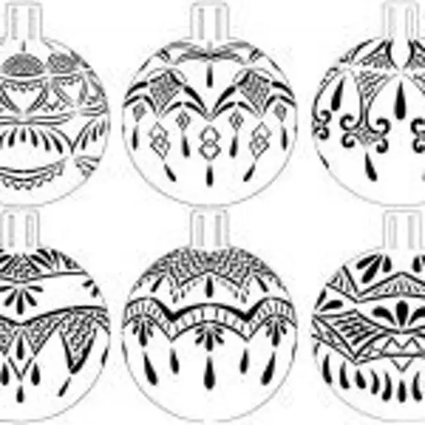 Роспись ёлочных шаров