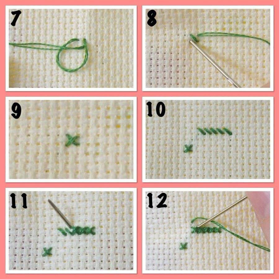 Как правильно вышивать крестиком