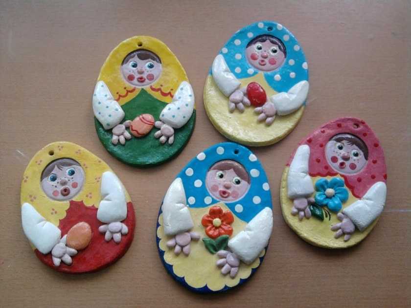 Фигурки из солёного теста для детей