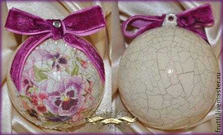 Роспись ёлочных шаров