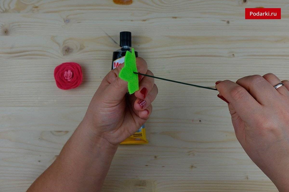 Красивые цветы из ткани