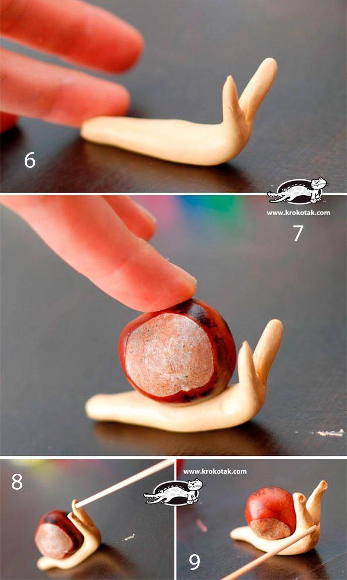 Поделки из каштанов