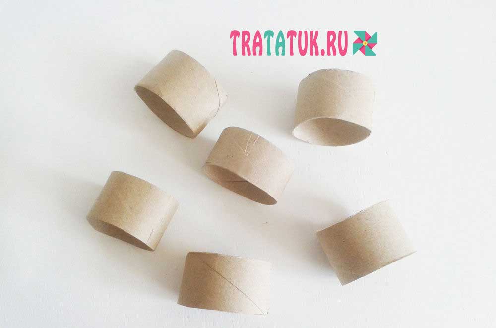 Поделки из втулок