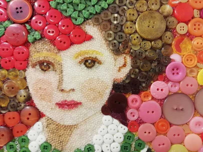 Панно из пуговиц своими руками