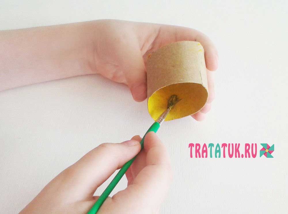 Поделки из втулок