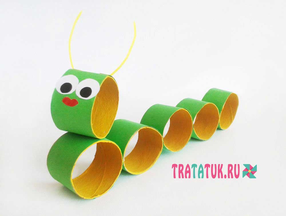 Поделки из втулок