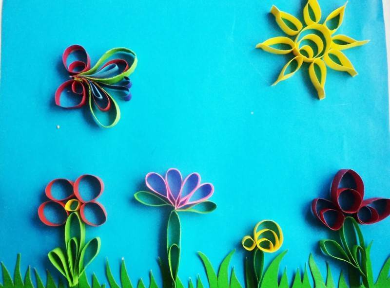 Аппликация из бумаги для детей: простые мастер-классы по легким шаблонам