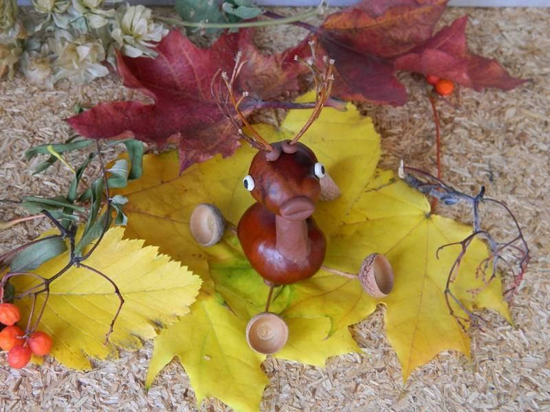 Поделки из каштанов