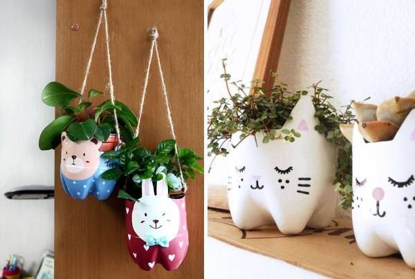 Поделки из пластиковых бутылок для детей