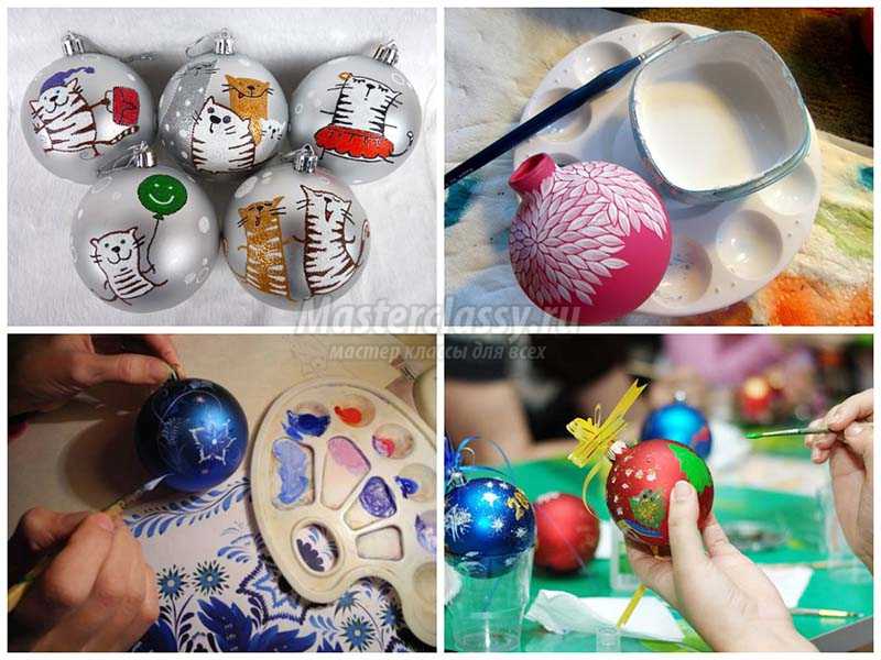 Роспись новогодних шаров акриловыми красками: идеи, рисунки и техника рисования