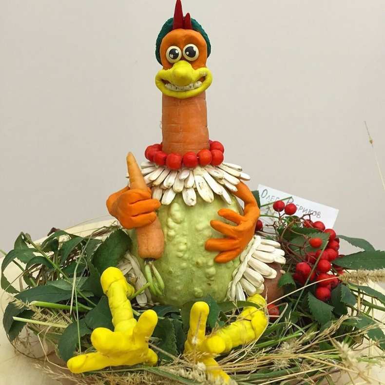 Поделки из овощей для детского сада