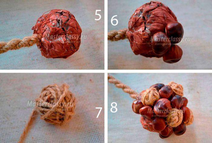 Поделки из каштанов