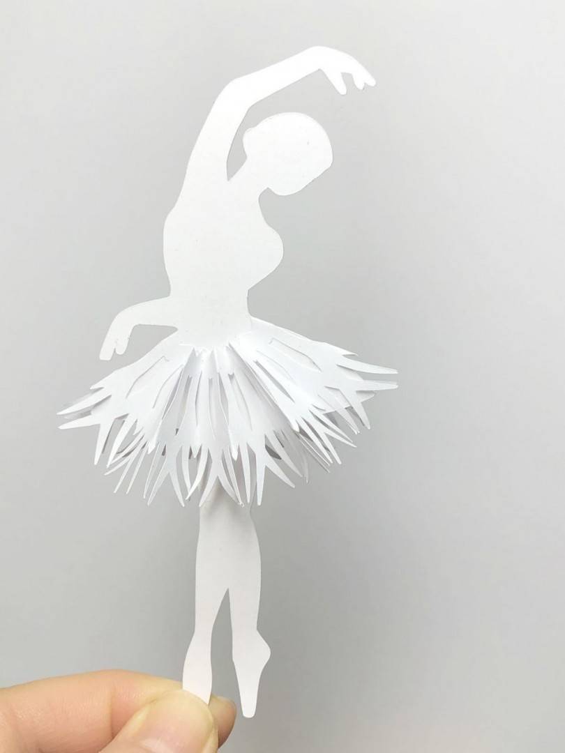 Подвесные украшения «снежинки-балеринки»