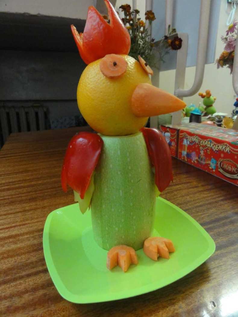 Поделки из овощей для детского сада