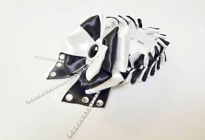 Поделки из атласных лент