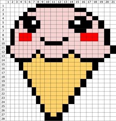 Рисунки по клеточкам, схемы