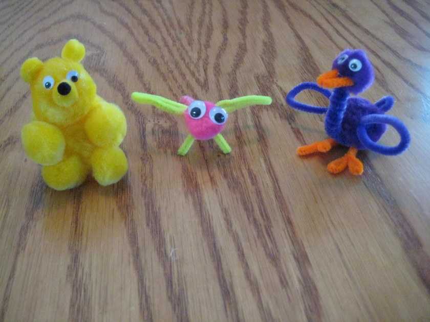 Детские поделки из мягкой проволоки