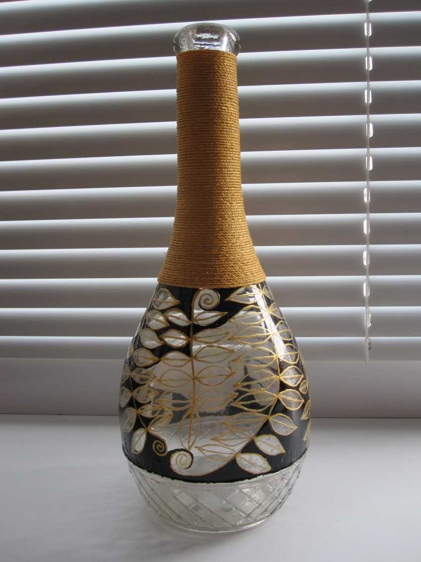 Вазы из пластиковых бутылок