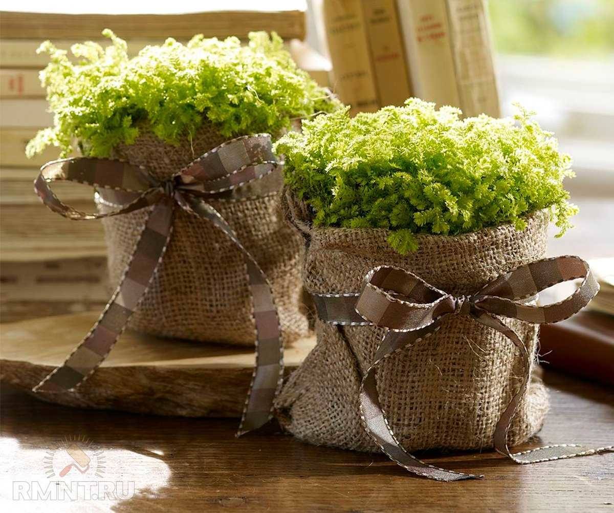 Вазы из пластиковых бутылок