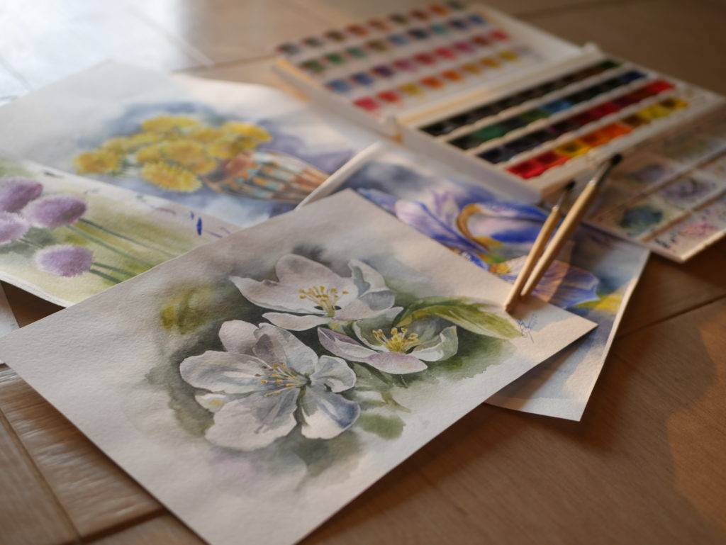 Море акварелью — инструкции по рисованию картин акварелью своими руками. Мастер-класс с описанием технологии + фото лучших работ