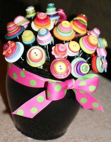 Панно из пуговиц своими руками