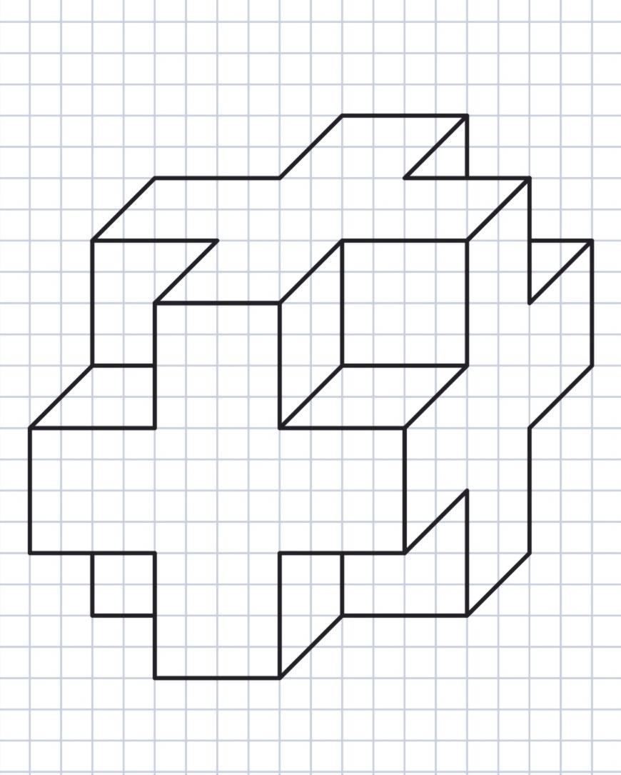 Рисунки по клеточкам в тетради - как нарисовать красивые и легкие рисунки по клеточкам