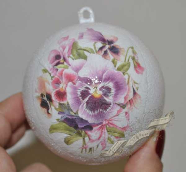 Роспись ёлочных шаров