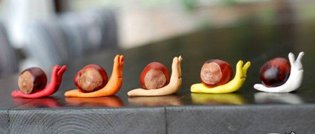 Поделки из каштанов