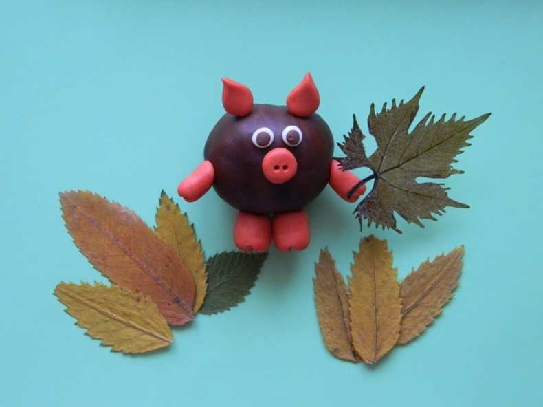 Поделки из каштанов