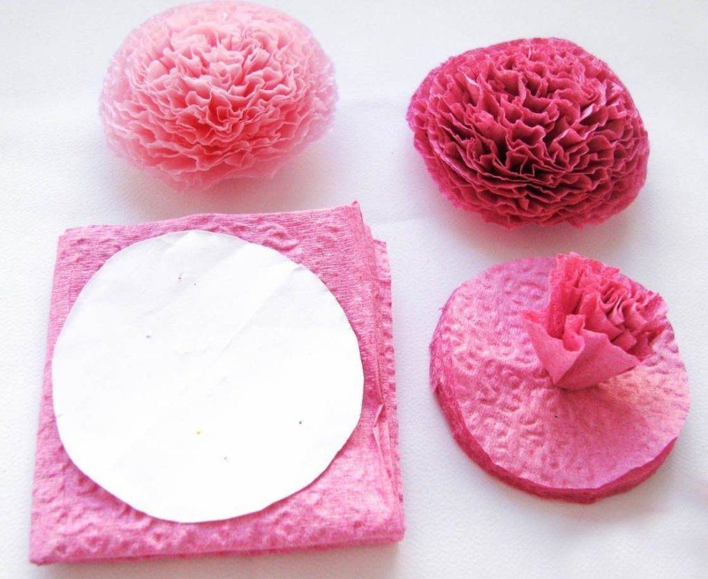 Топиарий из гофрированной бумаги